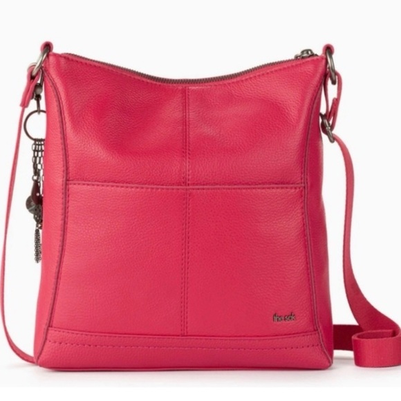 The Sak Handbags - The Sak Fuchsia Leather Crossbody Bag